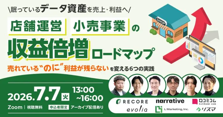 店舗運営・小売事業の収益倍増ロードマップ ~"売れているのに利益が残らない"を変える6つの実践~